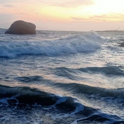 Waves of sunset