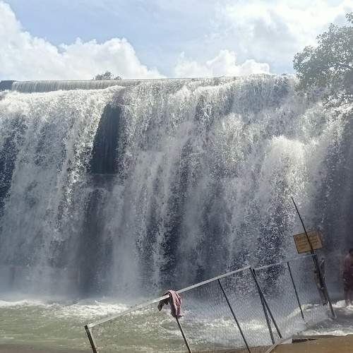 Natural waterfall