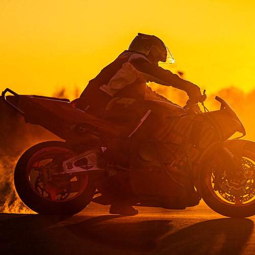 Стантрайдинг на закате