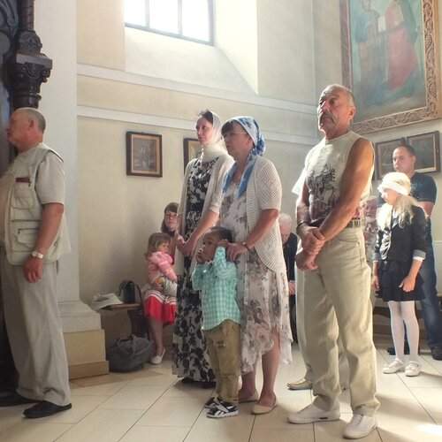 Литургия в Успенском