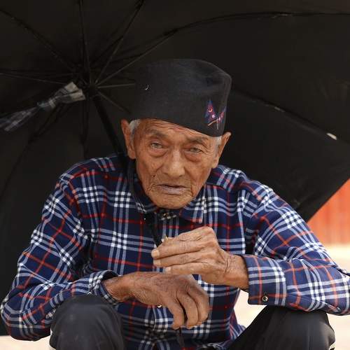 Old man from Kathmandu