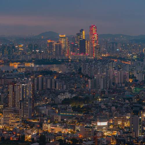 Пасмурный Сеул