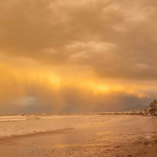 Fire rain