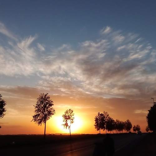 Chasing the sunset