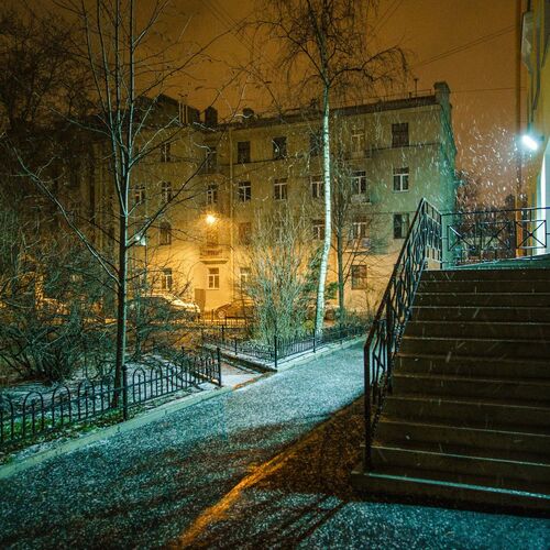 Зима на Петроградке
