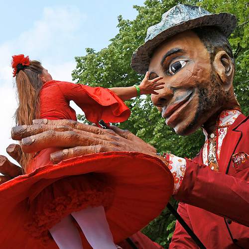 Straattheater in Leeuwarden