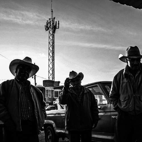 Rancheros al atardecer
