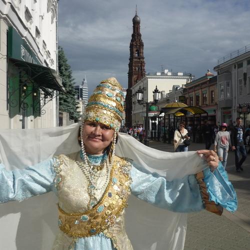 В Казани на Бауманке.