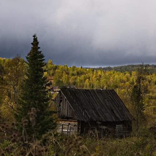 Затерянный в тайге домик