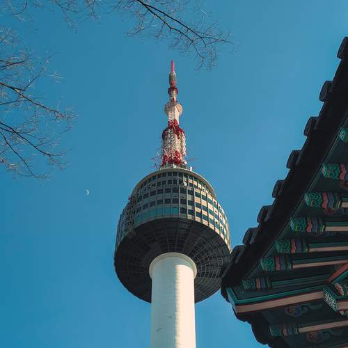 Two monuments from two different eras