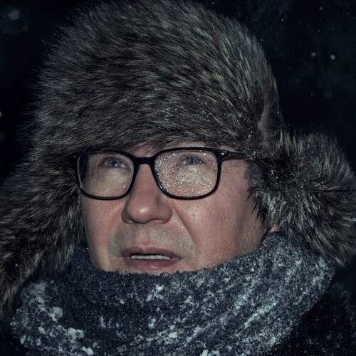 Мужчина в метель