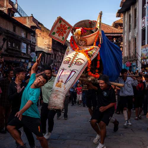 Indra jatra festival of bhaktapur