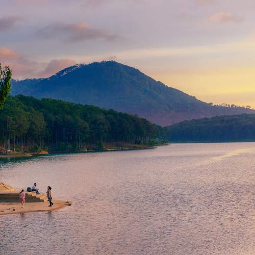Golden Serenity by the Lake