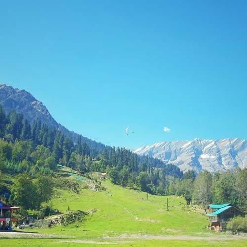 Life under the mountain.