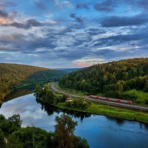 Красота, а он спешит