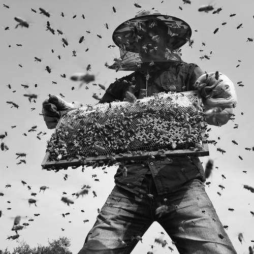 Honey hunting is the traditional practice of collecting wild honey from beehives