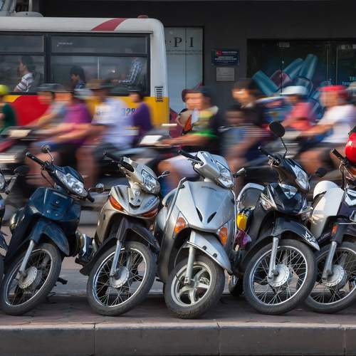 Ttraffic in Hanoi (Vietnam)