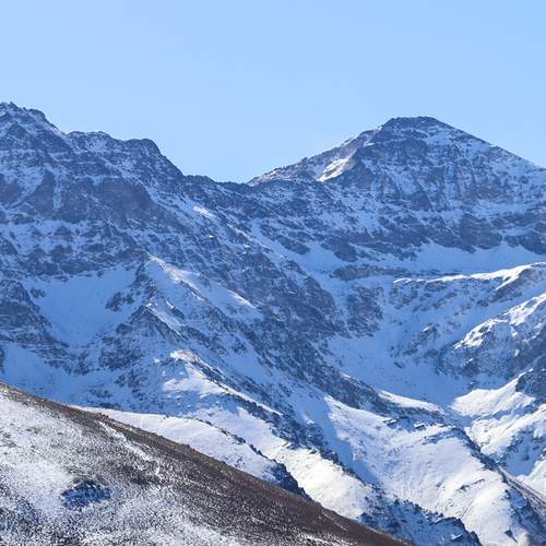 ALCAZABA Y MULHACEN CON SUS GLACIARES