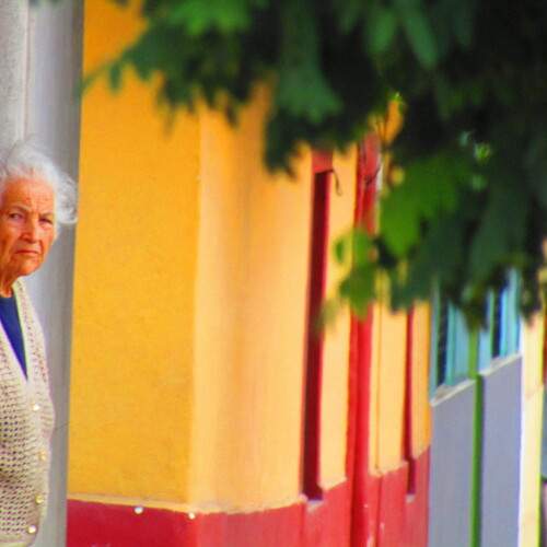 Caminando por las calles de Comercio.