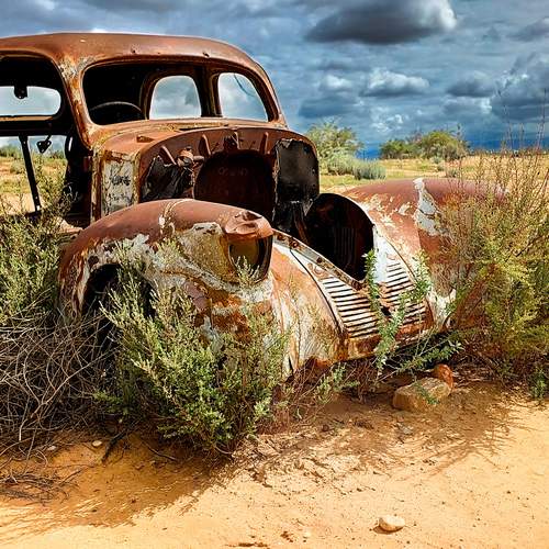 Dusted and rusted