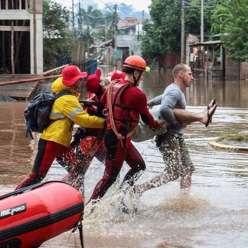 Rescue in flooding