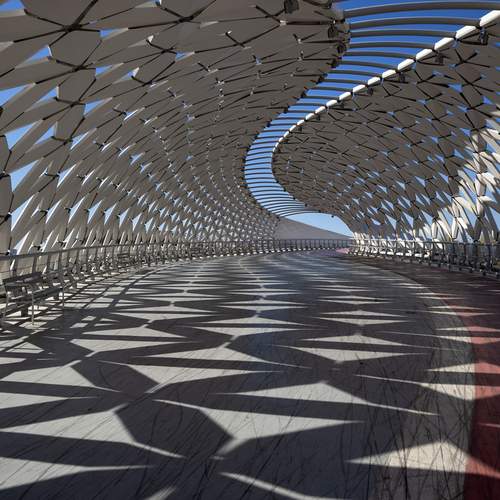 The Fish Bridge in Astana (Kazakhstan)