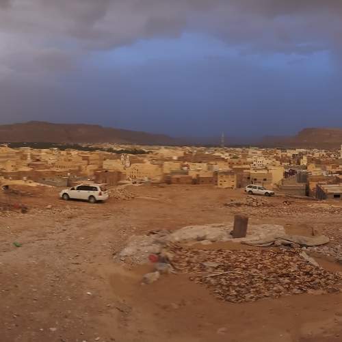 storm before the absence of the sun