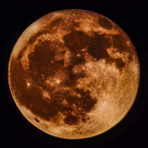 The big, bright, and beautiful ball in the dark night