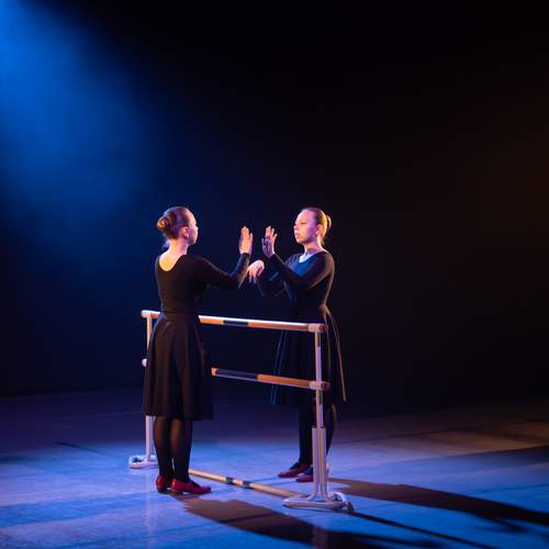 В отражение танца.