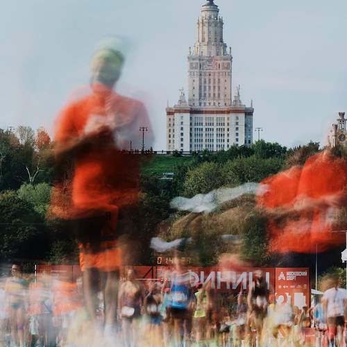 Полумарафон Лужники 18 августа 2024, финиш