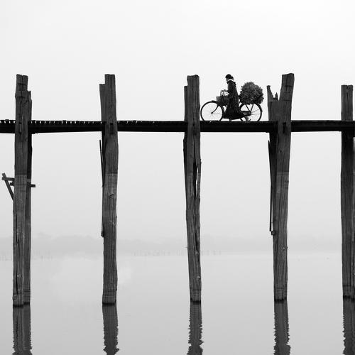 Myanmar, Mandalay, Armarapura, U Bein bridge