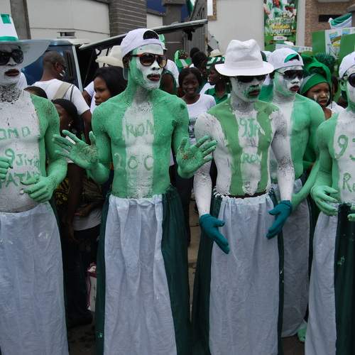 VALUE AND BEAUTY OF NIGERIAN IN GREEN WHITE GREEN