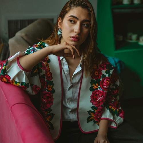 A girl in traditional dress