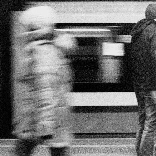 Waiting for the train