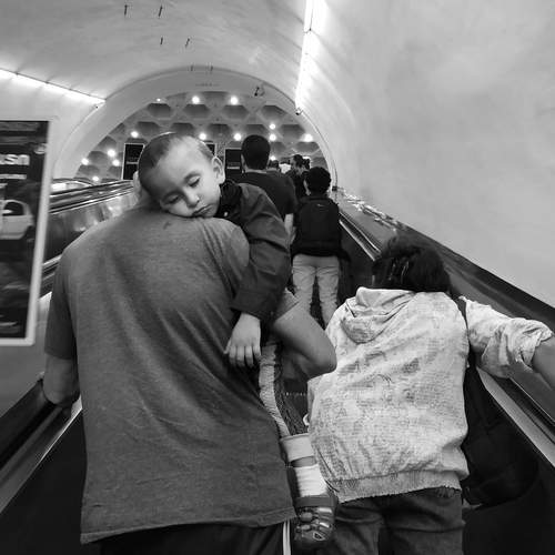 Father\'s shoulder