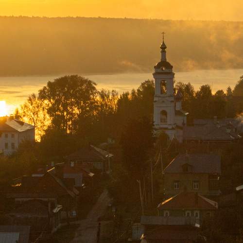 Рассвет в Плёсе