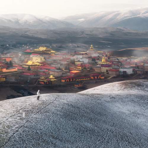 Buddhist Realm After Snow