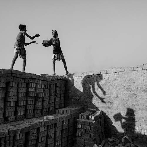 Brick-field worker