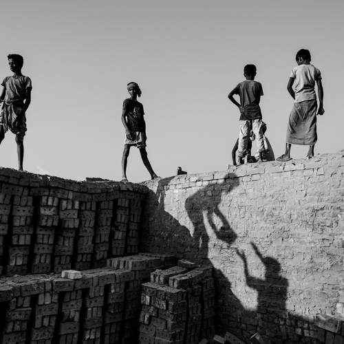 Brick-field worker
