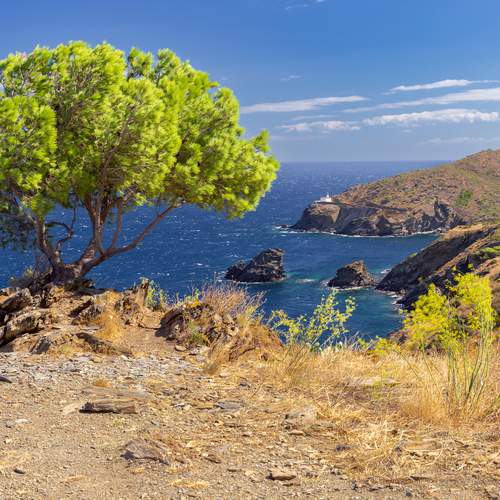 Faro de Cala Nans lighthouse.