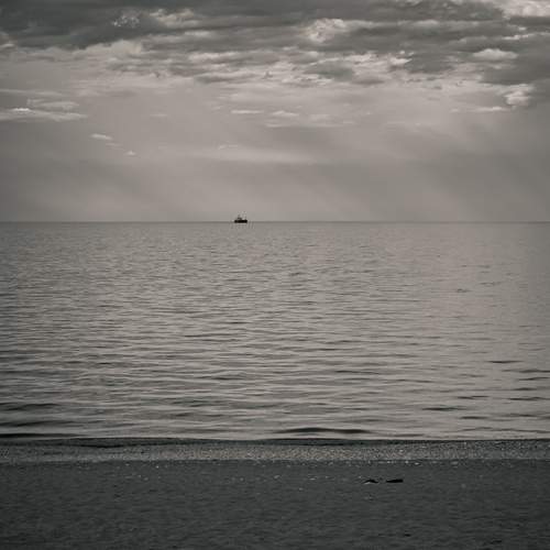 Caspian sea in Makhachkala