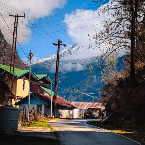 Towards the snow