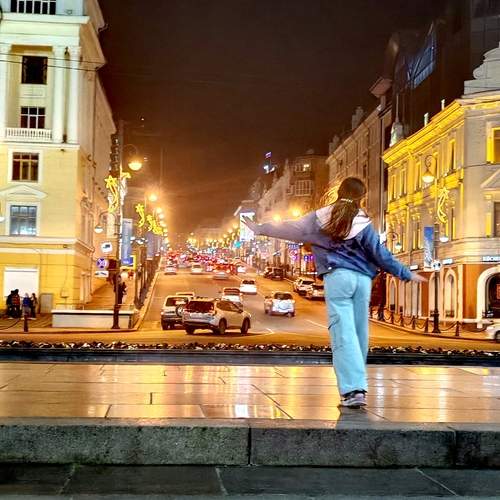 В огнях большого города