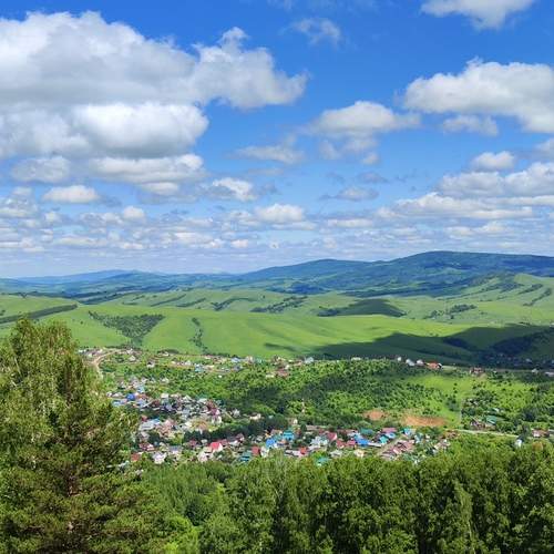 Горно-Алтайск со смотровой площадки