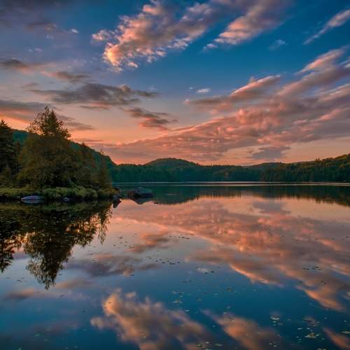 \"Cloudy Summer Sunrise\"