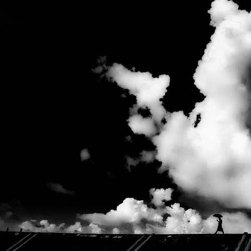 Lost in the beauty of the clouds
