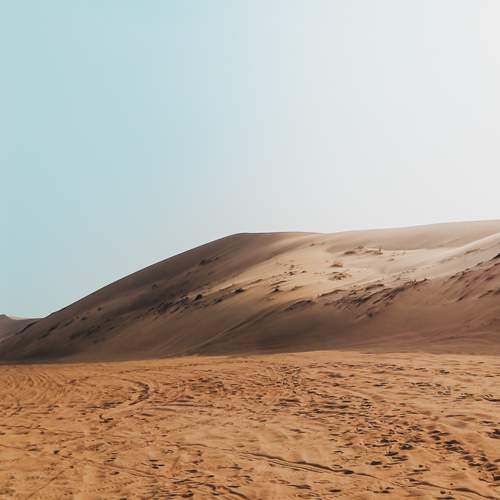 The Dubai Desert in Golden Hour