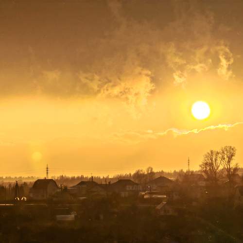 Золотой закат