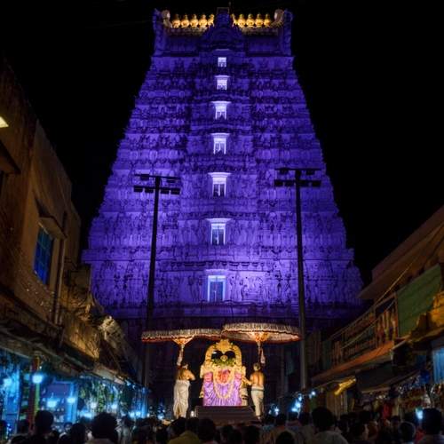 The Lord, the Gopuram and His Devotees