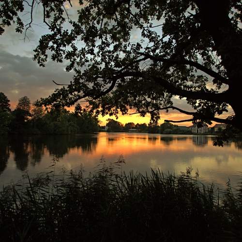 Закат на Лебедином (Sunset on the Swan Lake)